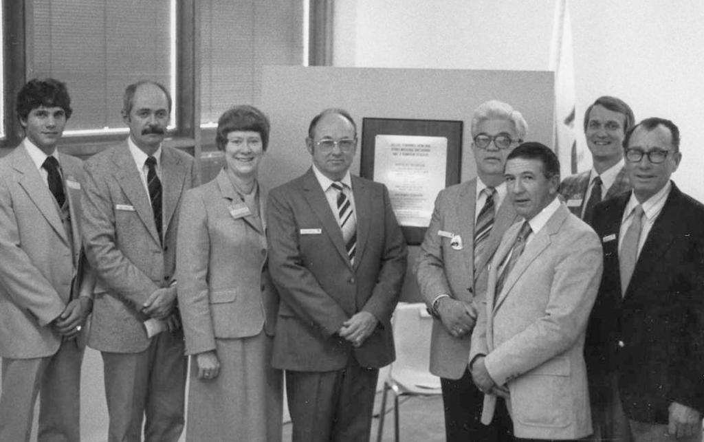 1981年JWCC董事会成员在Ag中心奉献
